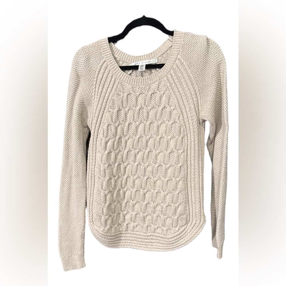 Max Studio Cable Knit Sweater